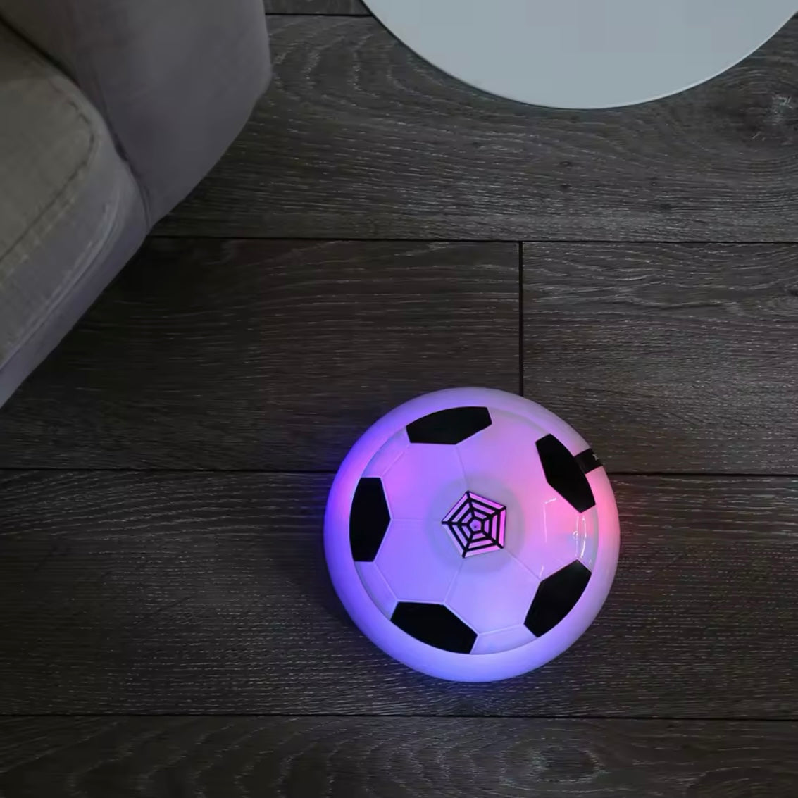 Ballon football flottant d’intérieur avec lumière