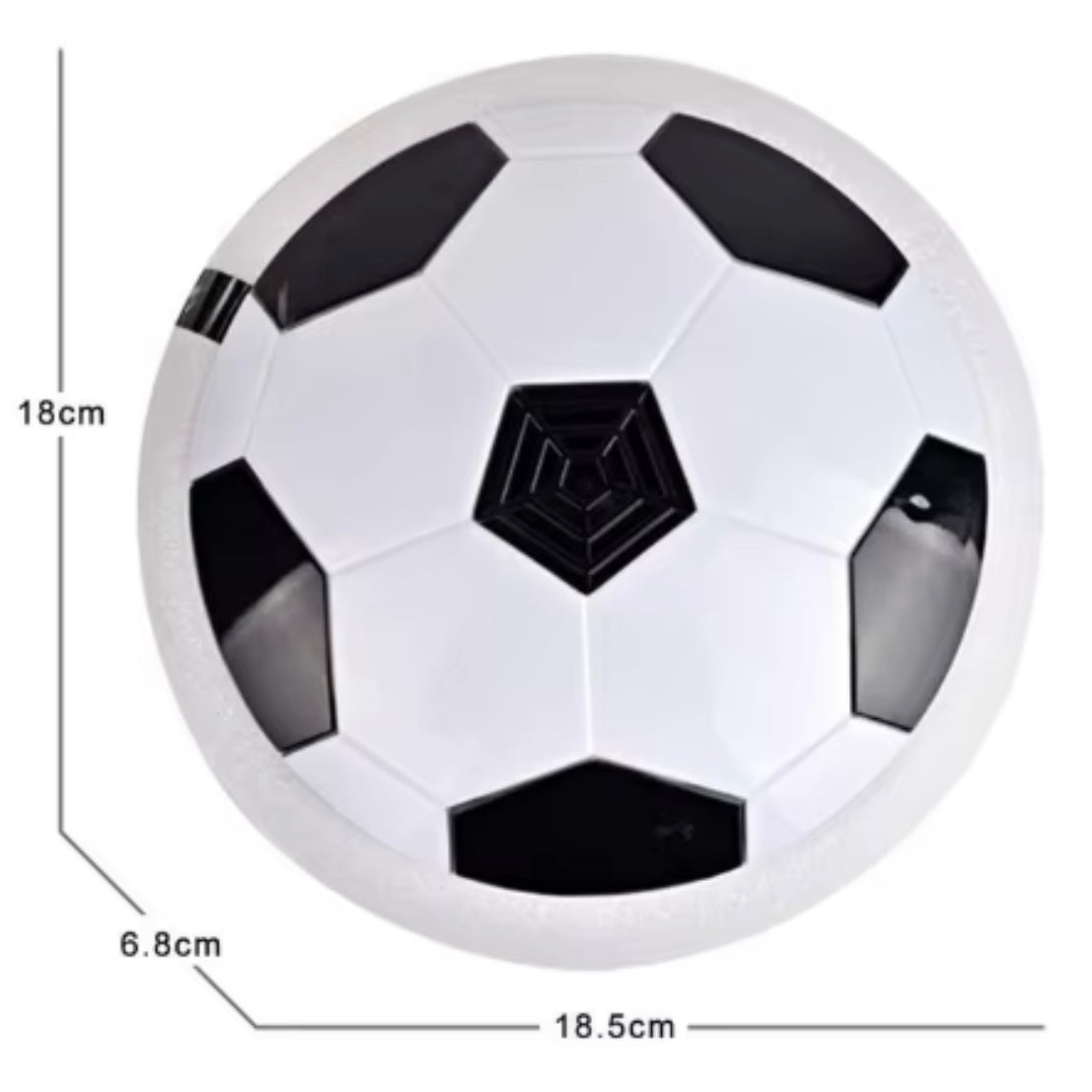 Ballon football flottant d’intérieur avec lumière