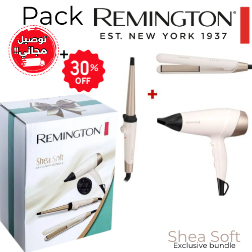 Pack Remington Shea Soft® revêtement céramique avancé Beige 3en1